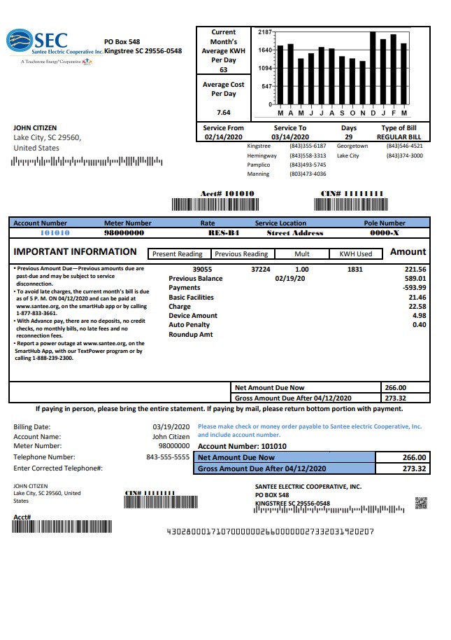  Minol USA business utility bill 
